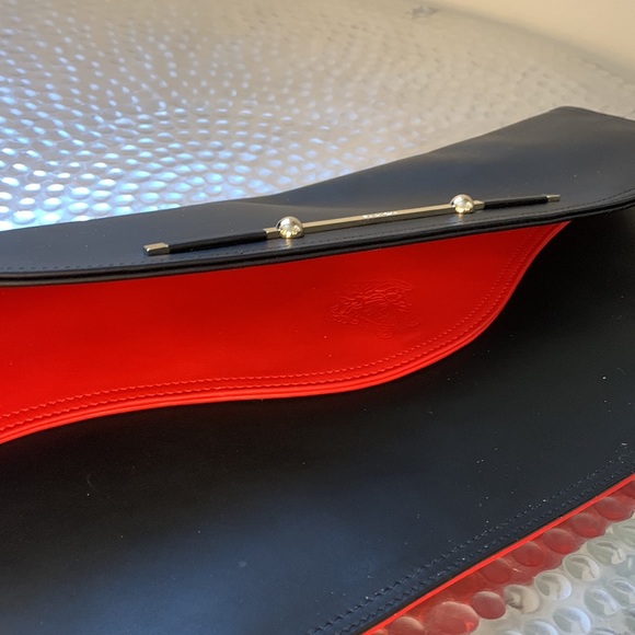 NWT Versace Borsa Vitello Clutch - Picture 14 of 14